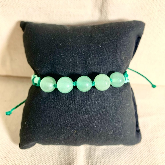 Handmade Lucky Bracelet- Aventurine Beads 🍀 - Picture 3 of 5